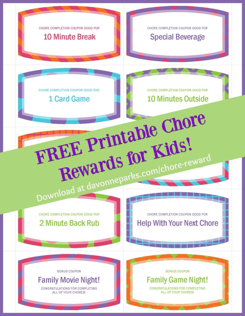 Chore Reward - Davonne Parks